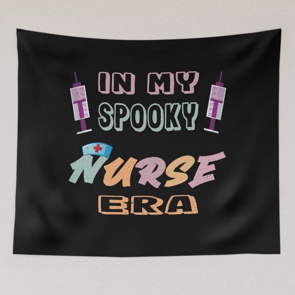 Item preview, In My Spooky Nurse Era Halloween – Funny Cute Halloween Quote Design designed and sold by PrintistryArt.