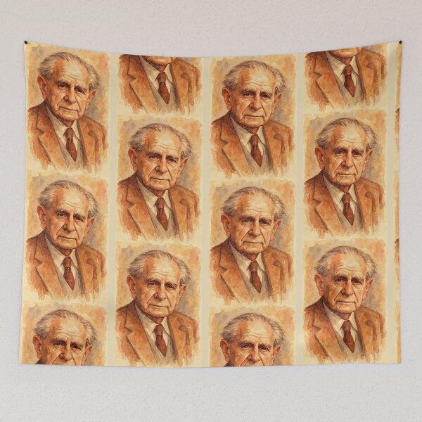Item preview, Karl Popper designed and sold by Sarcastic designs.