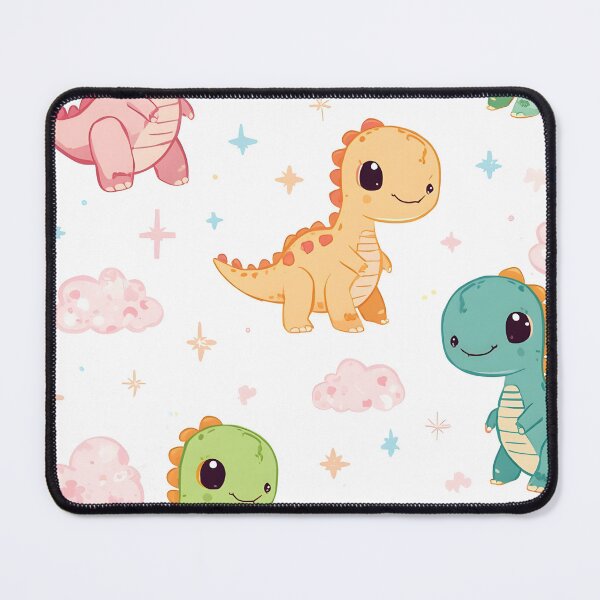 Item preview, Aesthetic Soft Pastel Dino Whimsical Baby Dinosaur Magic designed and sold by MoonlitDoodles1.