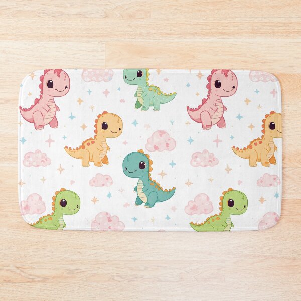 Item preview, Aesthetic Soft Pastel Dino Whimsical Baby Dinosaur Magic designed and sold by MoonlitDoodles1.