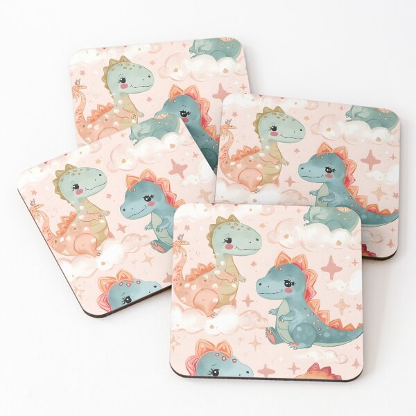 Item preview, Ultimate Kawaii Dino Galaxy Dream Vibrant Pastel Space Friends designed and sold by MoonlitDoodles1.