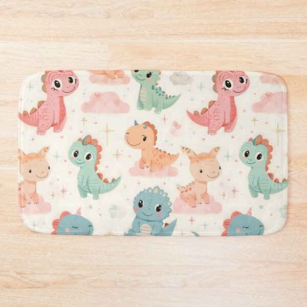 Item preview, Ultimate Cute Dino Space Fantasy Kawaii Pastel Dinosaur Pattern Collection designed and sold by MoonlitDoodles1.