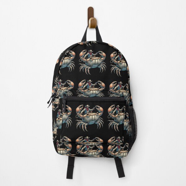 Item preview, Crab Cowboy Rider Western Marine Life Funny designed and sold by TeeARTHY.