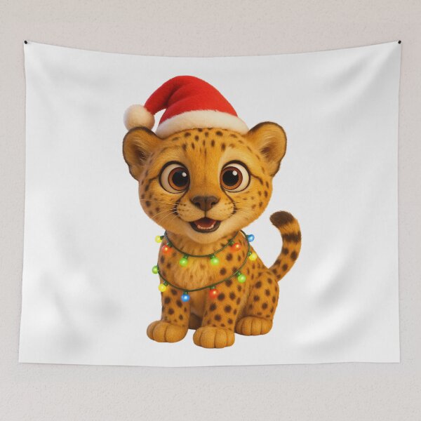 Item preview, Christmas Asiatic Cheetah 1 designed and sold by Sillytoe.