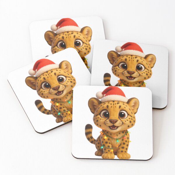 Item preview, Christmas Asiatic Cheetah 2 designed and sold by Sillytoe.