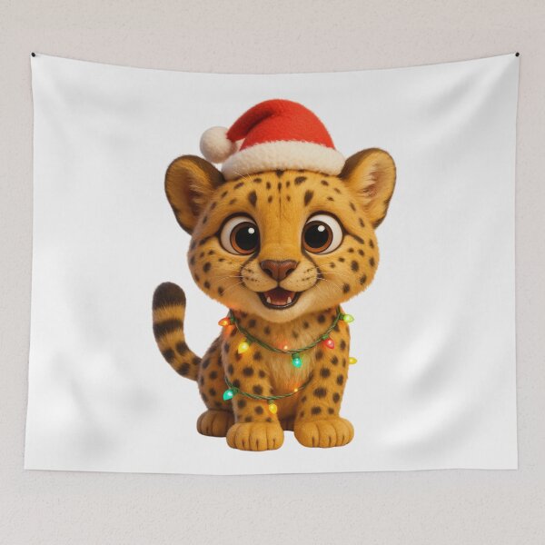 Artikelvorschau, Weihnachten Asiatischer Gepard 2 entworfen und verkauft von Sillytoe.