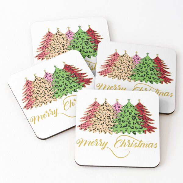 Item preview, Leopard Christmas Trees designed and sold by Ilse Desings.