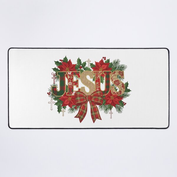 Item preview, Jesus Embroidered Christmas Design designed and sold by Illustrated Faith.