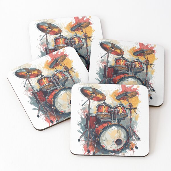 Item preview, Drum Art Inspired by Stewart Copeland of The Police  designed and sold by Rhythm Thru Art .