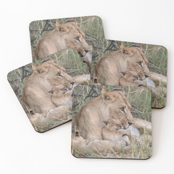 Item preview, Tender Embrace — Lioness & Cub, Etosha designed and sold by DavideAntoniani.