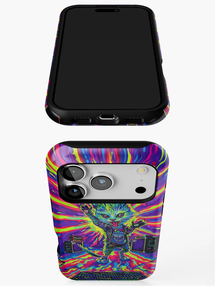 Thumbnail 3 of 4, iPhone Case, That Cat Rocks! designed and sold by TheRocker.