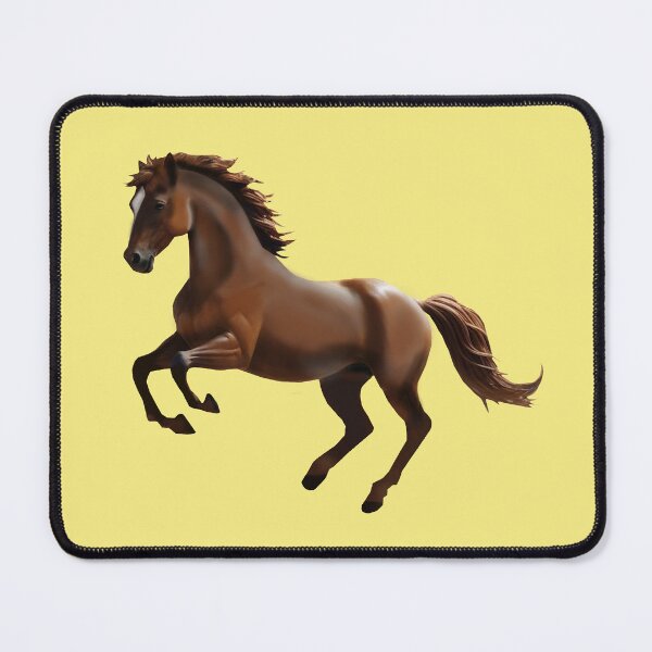 Item preview, Majestic Galloping Horse Illustration by Felia – Cyber Lemon Wild Animal Design designed and sold by Felia001.
