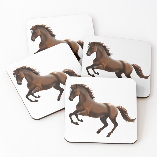 Item preview, Majestic Galloping Horse Illustration by Felia – Cyber Lemon Wild Animal Design designed and sold by Felia001.