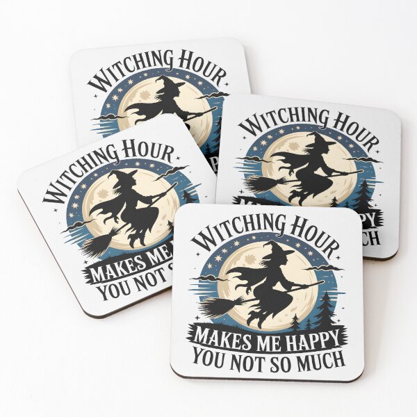 Item preview, Witching Hour Makes Me Happy, You Not So Much – Funny Halloween Design designed and sold by Jollys-ArtShop.