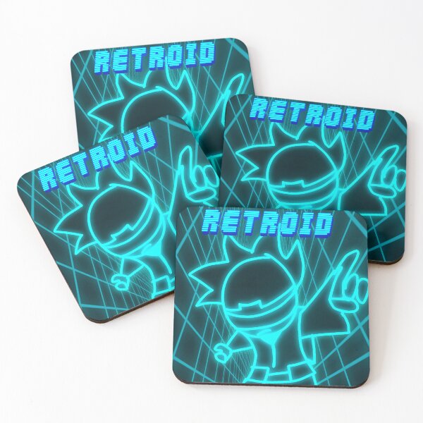 Item preview, RETROID Neon Line Art Synthwave | Diseño Retro Futurista 80s | Estética Vaporwave y Gaming designed and sold by LegendaryStyles.