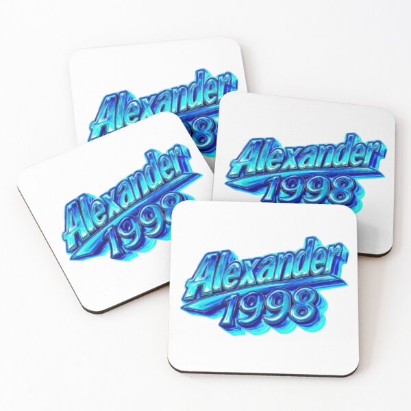 Item preview, Alexander 1998 – Neon Glow Retro Name Design designed and sold by AlexLineArt.