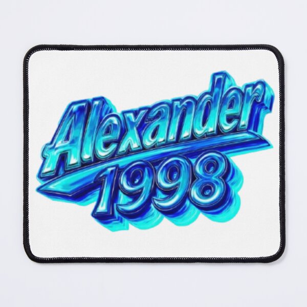 Item preview, Alexander 1998 – Neon Glow Retro Name Design designed and sold by AlexLineArt.