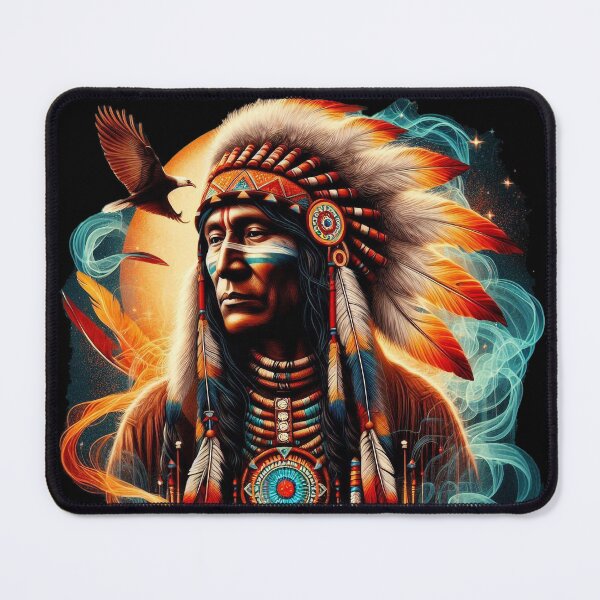 Item preview, Native American Indian Chief Visits the Spirit Realm designed and sold by nikkolaus.