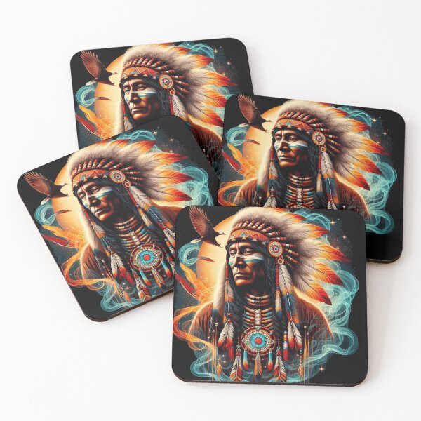Item preview, Native American Indian Chief Visits the Spirit Realm designed and sold by nikkolaus.