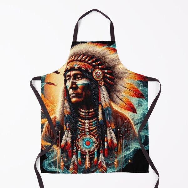 Item preview, Native American Indian Chief Visits the Spirit Realm designed and sold by nikkolaus.