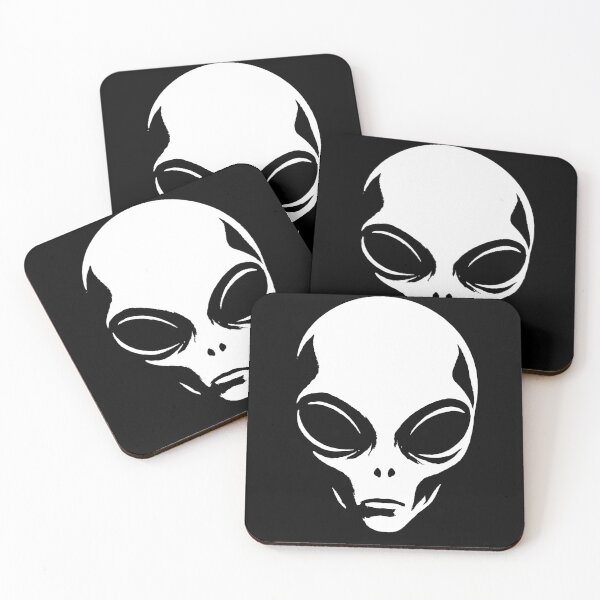 Item preview, Minimalist Black and White Alien Art – High Contrast t-Shirt Design designed and sold by Joy-Points.