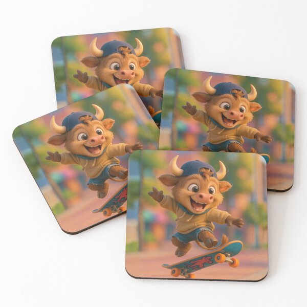 Item preview, Skater Ox designed and sold by Sillytoe.
