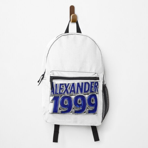 Item preview, Alexander 1999 – Blue Chrome Retro Name Design designed and sold by AlexLineArt.