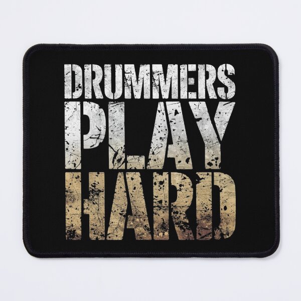 Item preview, Drummers Play Hard designed and sold by Rhythm Thru Art .