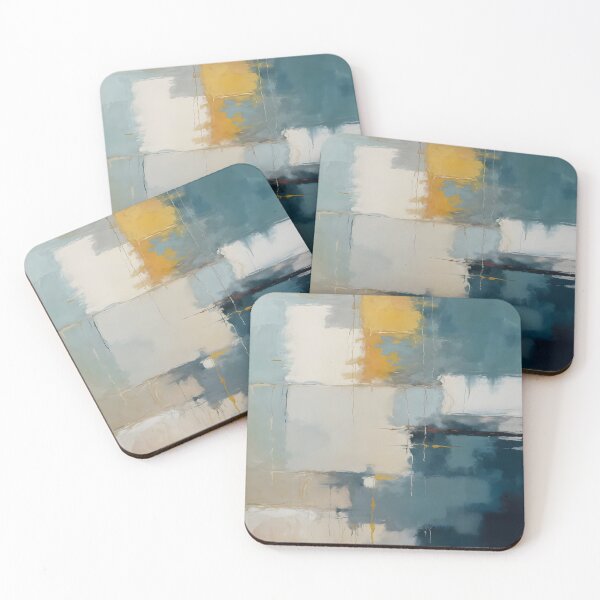 Item preview, Abstract Colourful Blue Modern Art High Quality designed and sold by CRUCIBLE 2020.