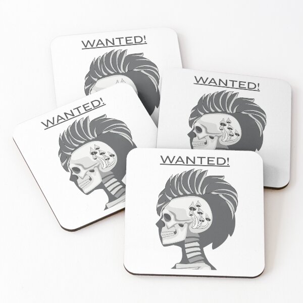 Item preview, Wanted! Skull designed and sold by KatNa.
