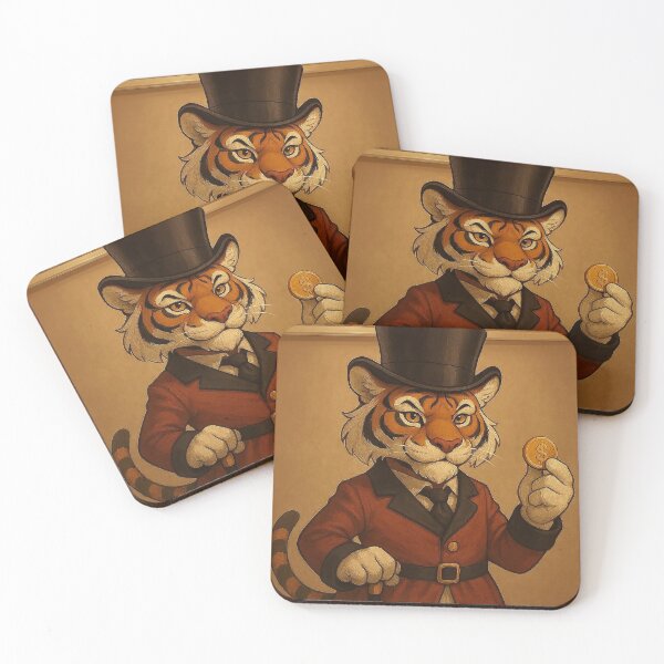 Item preview, Moneybags Tiger designed and sold by nikkolaus.