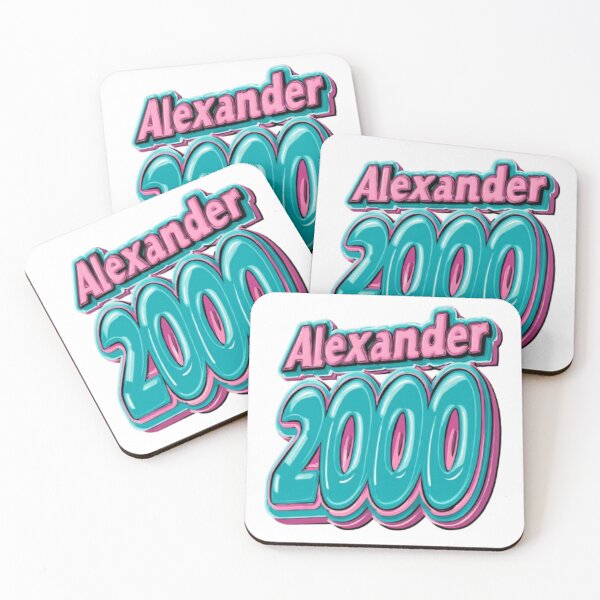 Item preview, Alexander 2000 – Y2K Retro Bubble Name Design designed and sold by AlexLineArt.