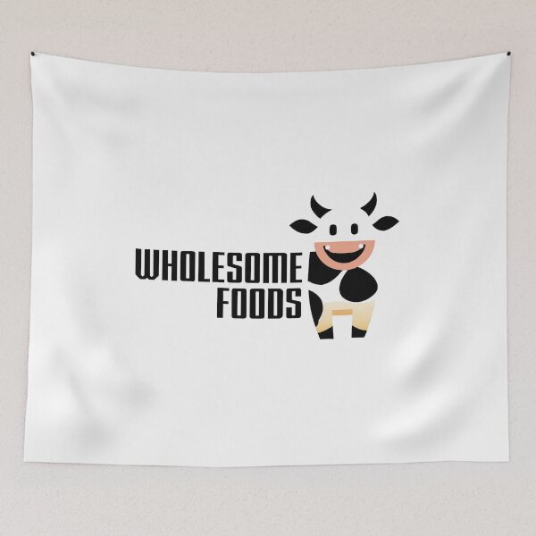 Item preview, WHOLESOME FOODS (CONTEMPORARY LOGO) designed and sold by POP ROCKS MARTINI.