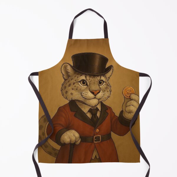 Item preview, Moneybags Snow Leopard designed and sold by nikkolaus.