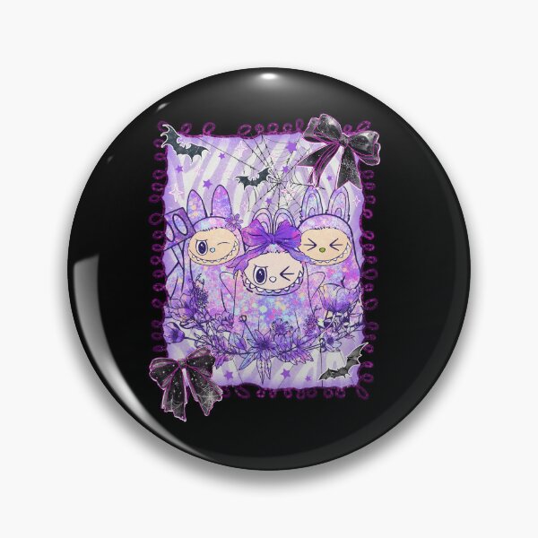 Item preview, Labubu Halloween Cute Bunny Ghost Aesthetic Purple designed and sold by Polarisofficial.