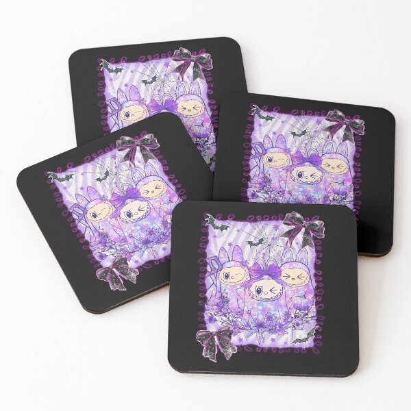 Item preview, Labubu Halloween Cute Bunny Ghost Aesthetic Purple designed and sold by Polarisofficial.