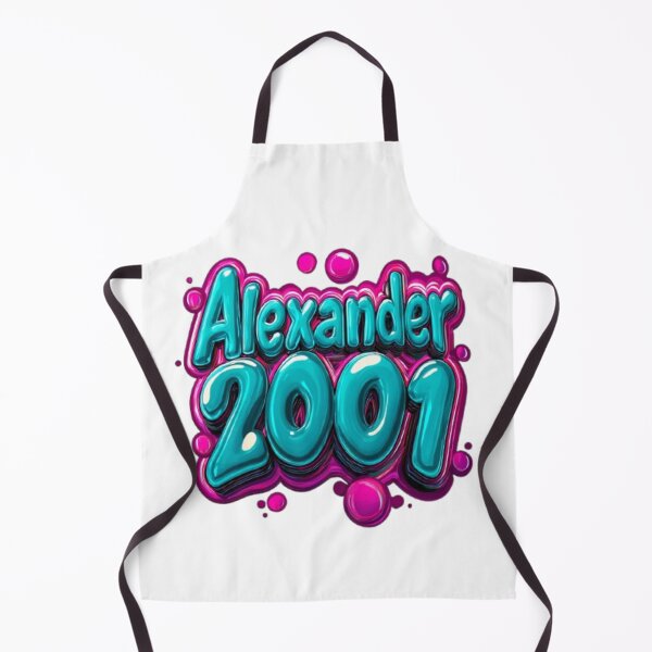 Item preview, Alexander 2001 – Y2K Bubble Gloss Name Design designed and sold by AlexLineArt.