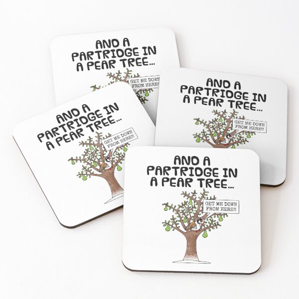 Item preview, Partridge In A Pear Tree, Christmas Carol Singer Funny designed and sold by doodlerob.