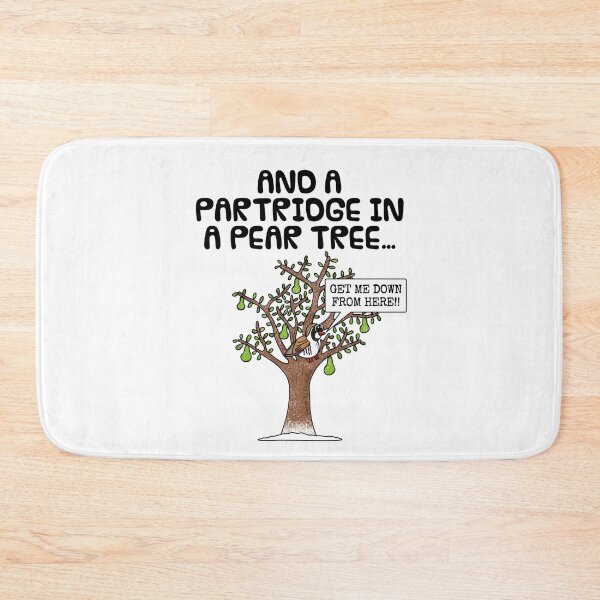 Item preview, Partridge In A Pear Tree, Christmas Carol Singer Funny designed and sold by doodlerob.