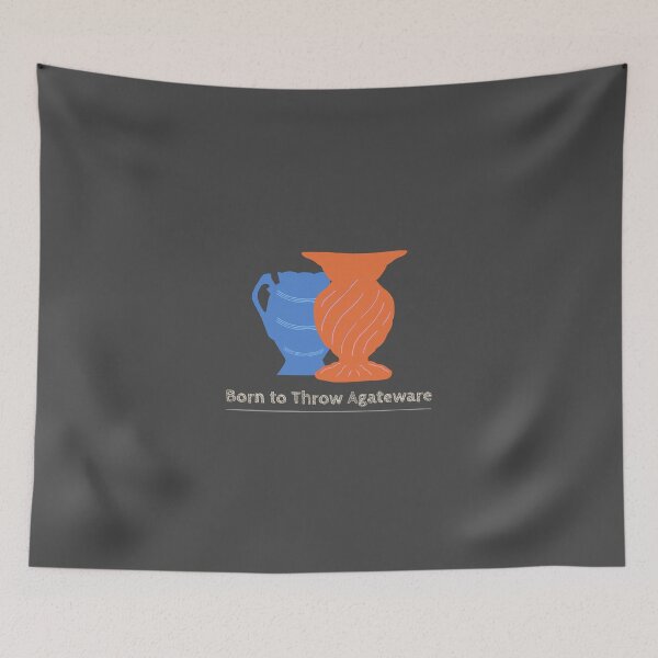 Item preview, Born to Throw Agateware - Agateware Pottery designed and sold by TaurusC95.