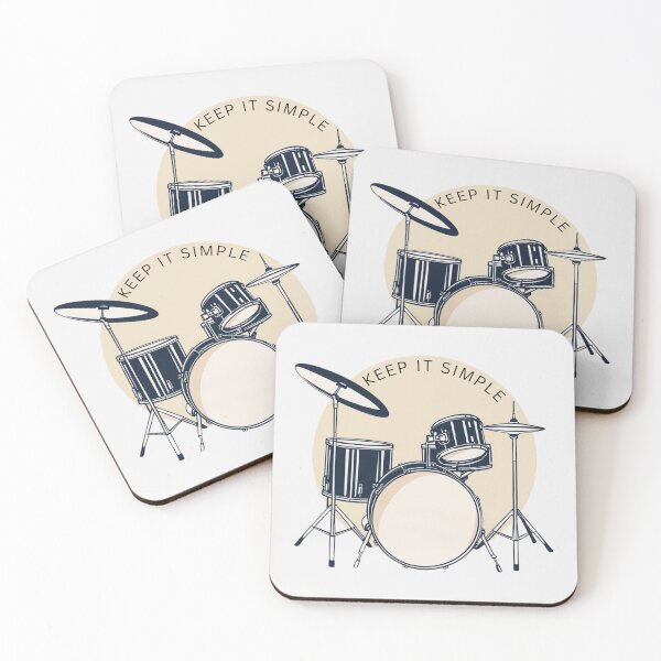 Item preview, Keep It Simple. Play Drums designed and sold by Rhythm Thru Art .