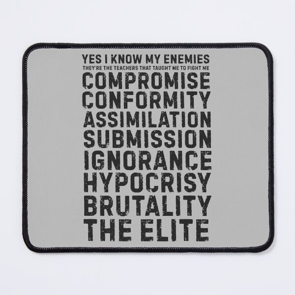 Item preview, Yes I Know My Enemies designed and sold by UNK-Fatigues.