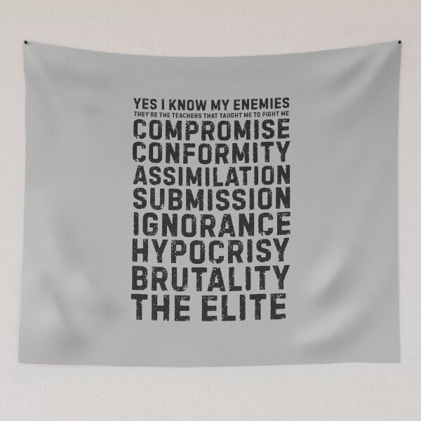 Item preview, Yes I Know My Enemies designed and sold by UNK-Fatigues.