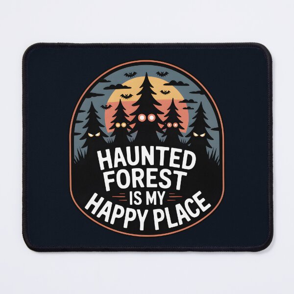 Item preview, Haunted Forest Is My Happy Place – Spooky Halloween Design designed and sold by Jollys-ArtShop.