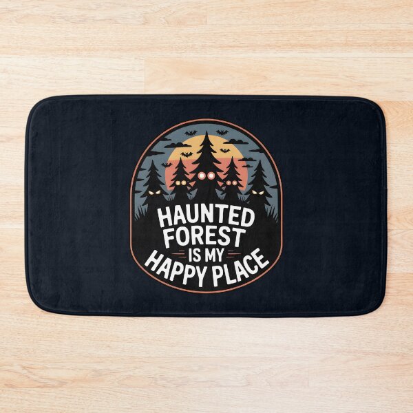 Item preview, Haunted Forest Is My Happy Place – Spooky Halloween Design designed and sold by Jollys-ArtShop.