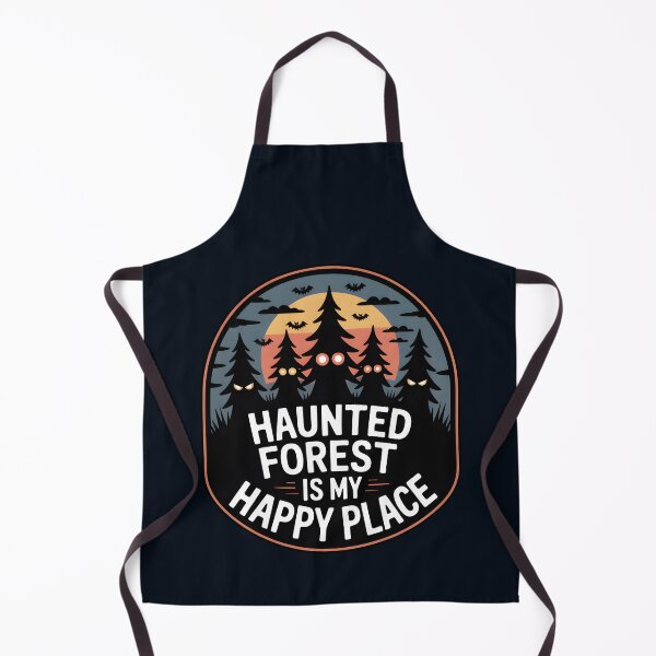 Item preview, Haunted Forest Is My Happy Place – Spooky Halloween Design designed and sold by Jollys-ArtShop.