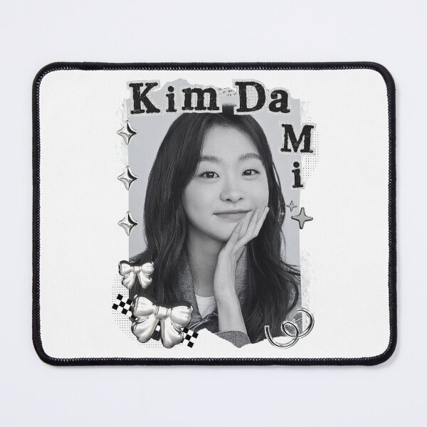 Item preview, Kim Da-mi Korean actress Kdrama Group Black and White Collage Digital Art Portrait designed and sold by AJUNICE STUDIO.