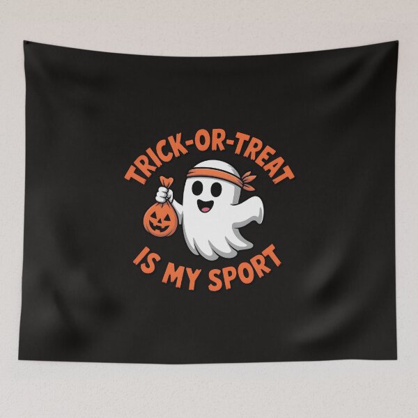 Item preview, Trick-or-Treat Is My Sport – Funny Halloween Design designed and sold by Jollys-ArtShop.