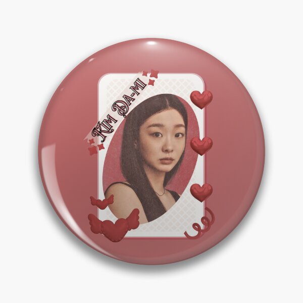 Item preview, Kim Da-mi Korean actress Kdrama Group Card Red Aesthetic Collage Design designed and sold by AJUNICE STUDIO.