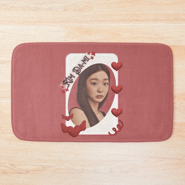Item preview, Kim Da-mi Korean actress Kdrama Group Card Red Aesthetic Collage Design designed and sold by AJUNICE STUDIO.
